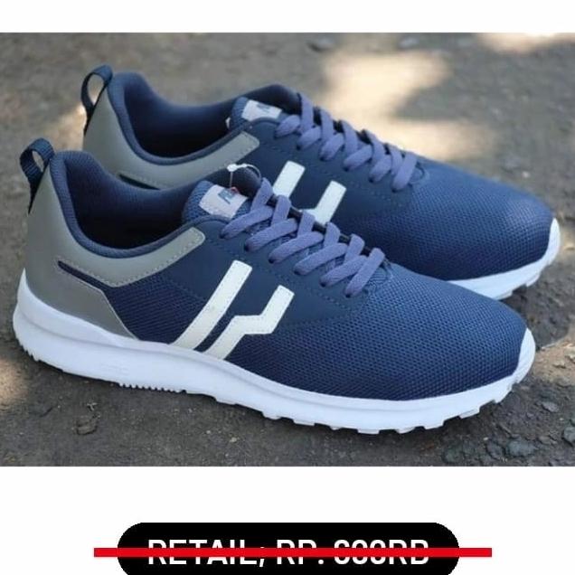 sepatu piero city cross insignia grey white