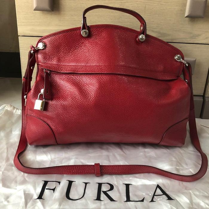 Authentic Furla Piper Messenger Bag