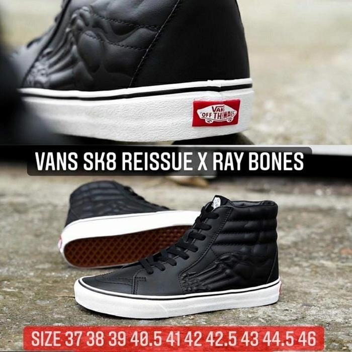 sepatu vans sk8 reissue x ray bones
