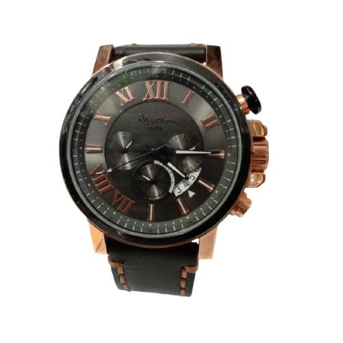 JAM TANGAN PRIA RHYTHM 1604 SI1604L ANGKA ROMAWI LEATHER ORIGINAL