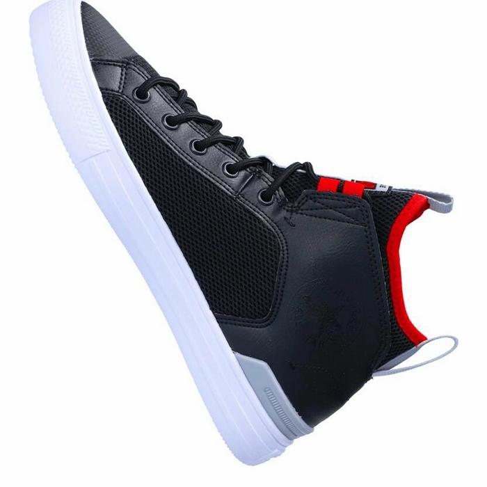 Converse CT AS Ultra Mid black red synth leather 167884C