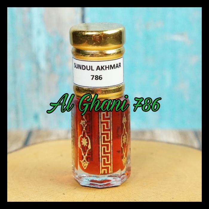 MINYAK SUNDUL AKHMAR 3ML - SUNDUL AHMAR 786 CENDANA MERAH BUKAN MISIK