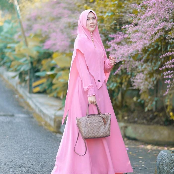 [FENUZA] EMELLY DRESS GAMIS BISA SET KHIMAR
