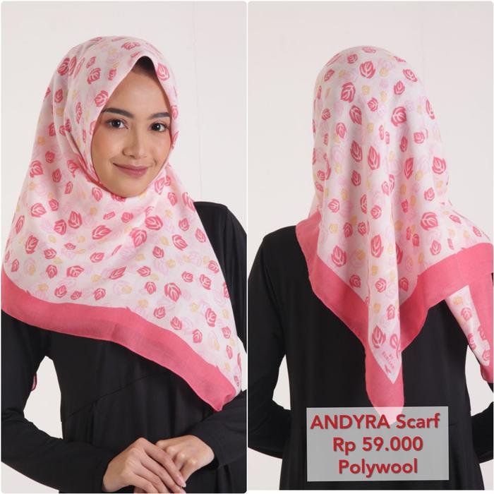 Hijab Kerudung Segi Empat ANDYRA Scarf eL2 by elhijab Original