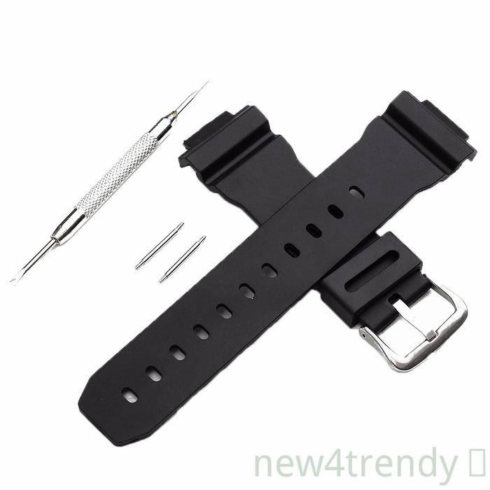 Strap Tali Jam Casio G-Shock DW9000 DW-9000 DW 9000 Free Pen Dan Alat