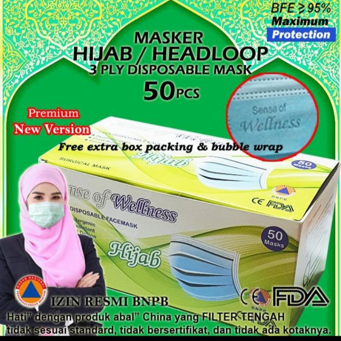 masker sense of wellness hijab