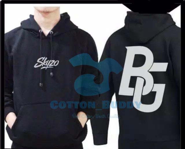 JAKET SWEATER HOODIE SKYZO BABYGANG LOGO BG KPOP KOREA