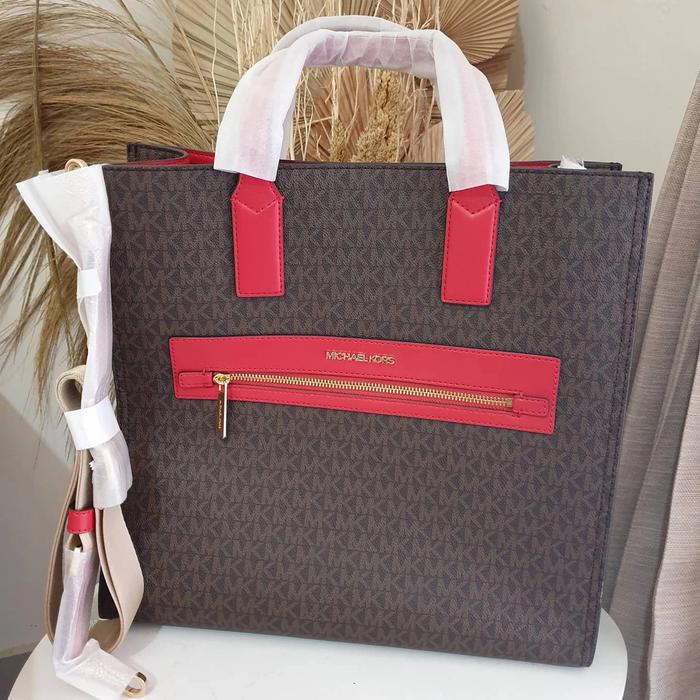 mk kenly tote large original sign flame