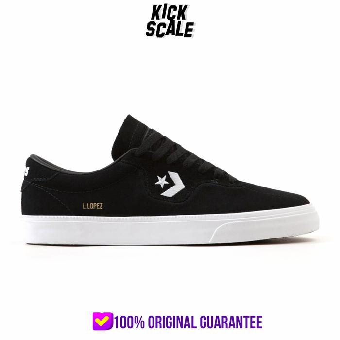CONVERSE LOUIE LOPEZ OX BLACK/WHITE RESMI ORIGINAL