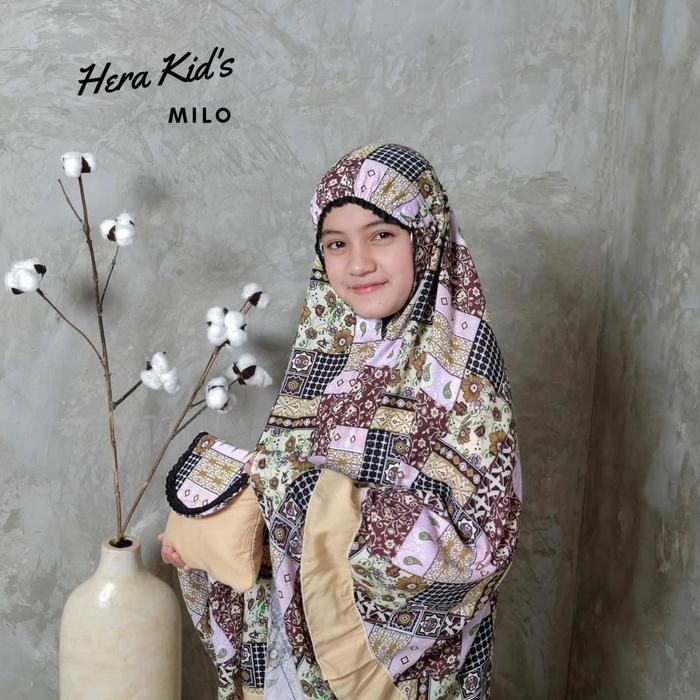 Mukena anak rayon premium kids Hera mukena Hera kids mukena rayon SD