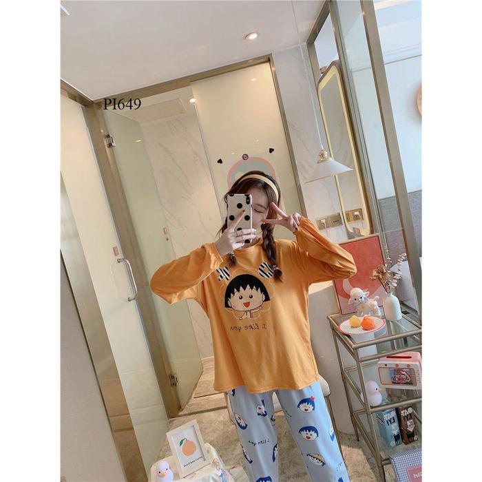 PIYAMA BAJU TIDUR PAJAMAS CHIBI MARUKO CHAN ORENS/MARUKO CUTE ANIME