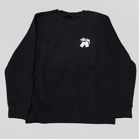 Stussy Dominos Crewneck Original BNWT Style 191438 Sweater Ori Baru