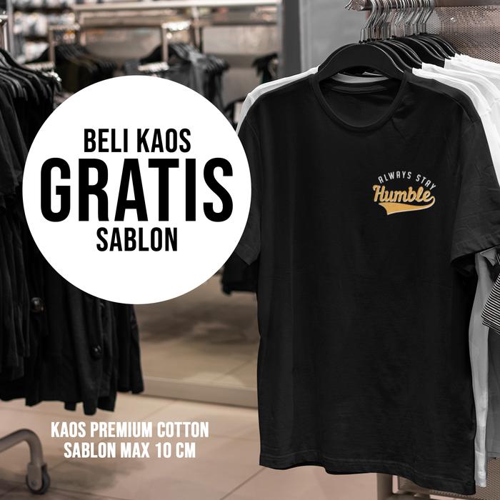 Kaos Custom Murah/Kaos Custom Sablon Logo/Kaos Pria/Kaos Wanita/Sablon