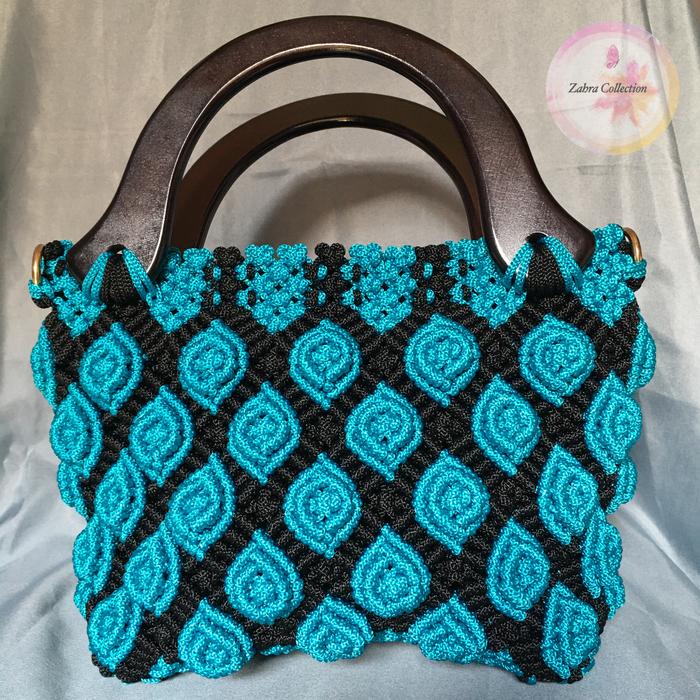 Tas Tali Kur Motif Mawar Timbul Tosca