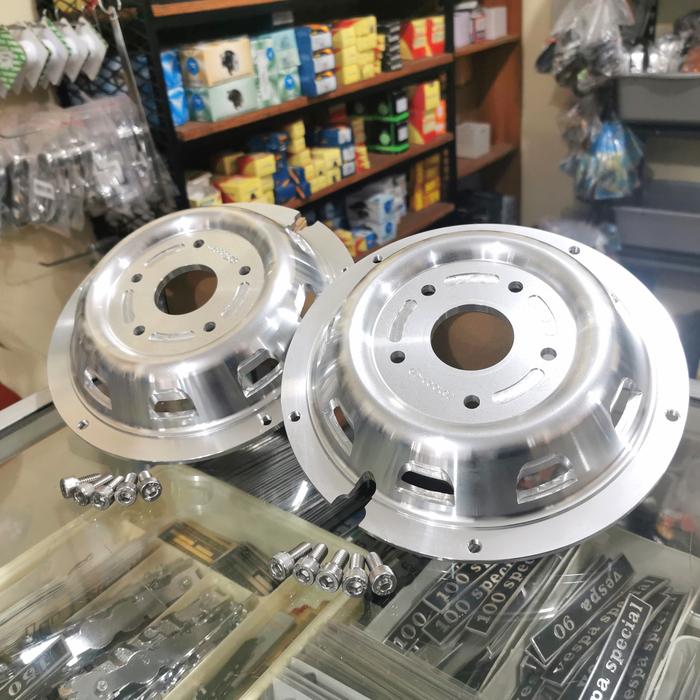 Adaptor Ufo velg Rally Gscooter CNC Polished chrome Ring 10