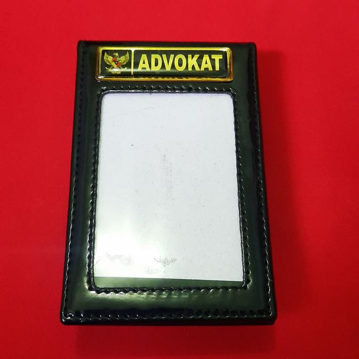 Dompet id card kantong advokat / name tag advokat