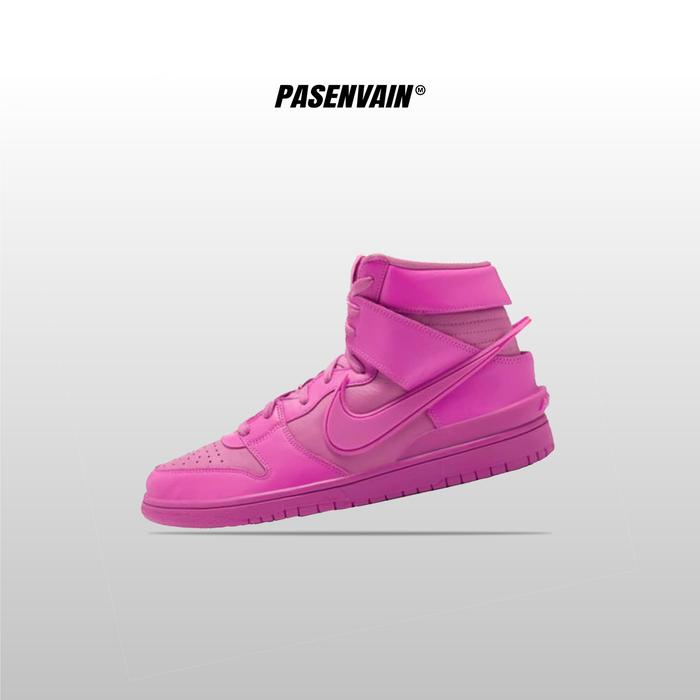 Nike Dunk High x AMBUSH Pink 100% Original