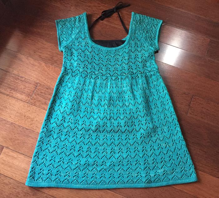 Atasan Wanita Babydoll Rajut Glitter Preloved