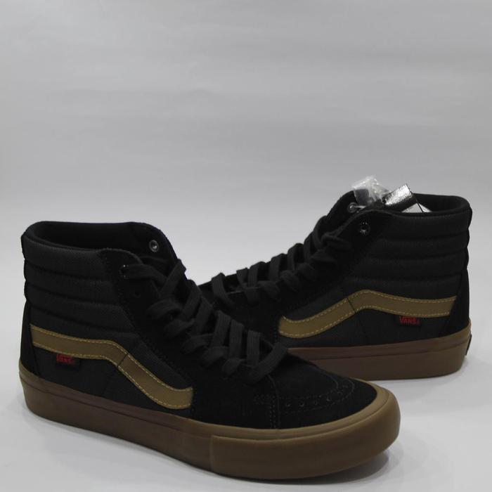 BEST DEAL VANS SK8 HIGH X THRASHER BLACK GUM PRO ORIGINAL RESMI STORE