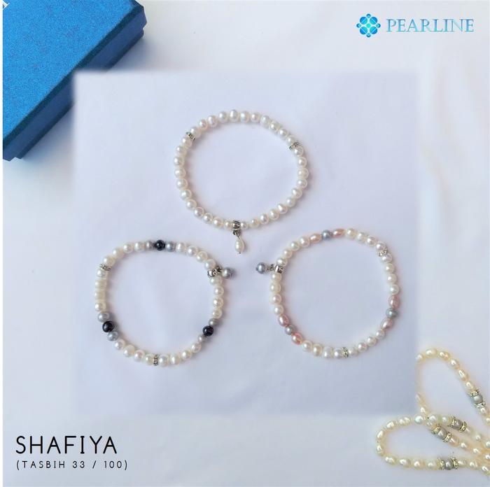 PEARLINE Shafiya Prayer Beads 33: Tasbih Dzikir Gelang Mutiara Asli | Freshwater Pearl