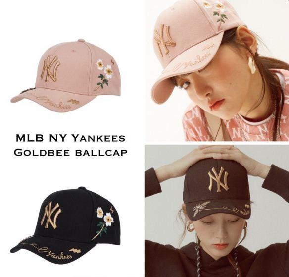 100% ORIGINAL KOREA MLB NY Yankees Goldbee Ball Cap Topi Yankees Impor