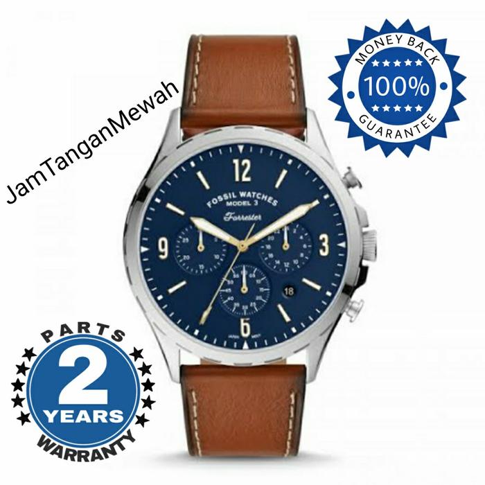 Jam Tangan Fossil Pria Original Garansi Resmi FS5607 Forrester Chrono