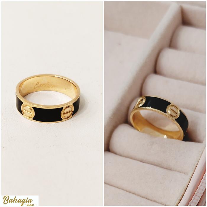 Cincin Cat Hitam Emas kadar 700