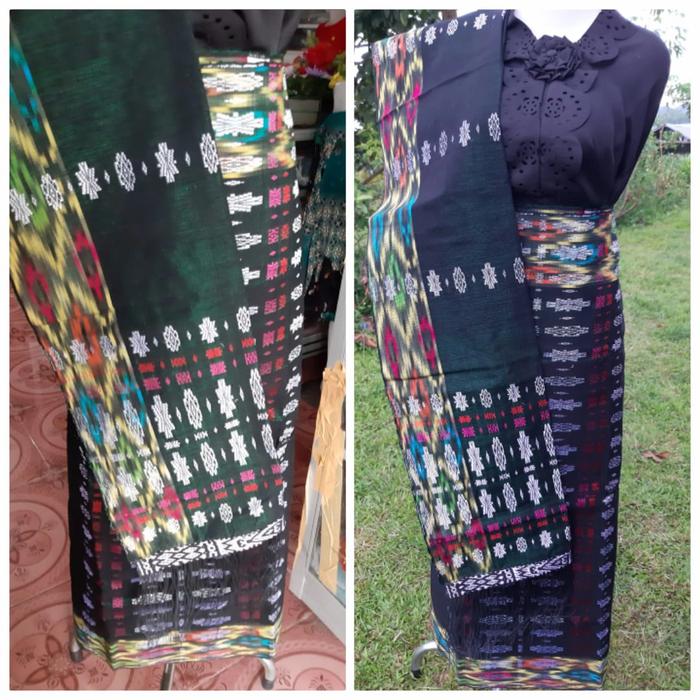 SONGKET BATAK PUCCA BINTIK HAIT MAULANA TUMTUMAN TENUN TARUTUNG HITAM
