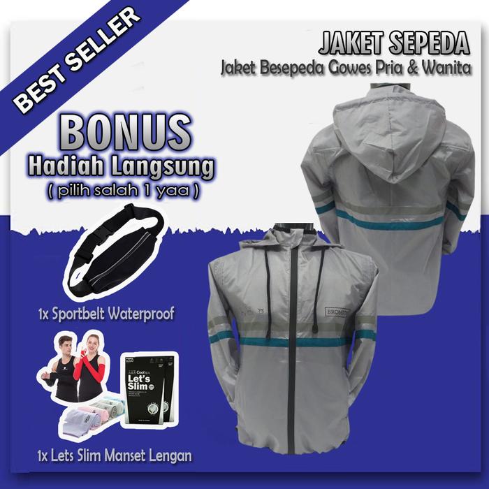 Brompton Jacket - Jaket Sepeda Lipat Brompton ( Gray )