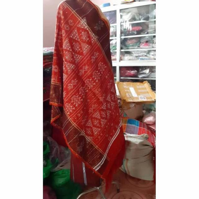 ULOS SADUM MERAH BERPAYET SADUM ANGKOLA ULOS BATAK MURAH RAMBU PADAT