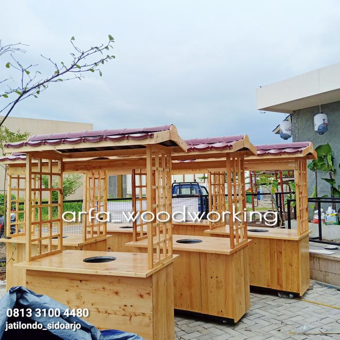 Rombong Gerobak Makanan Japanese food Dimsum Pujasera Nota Kwitansi