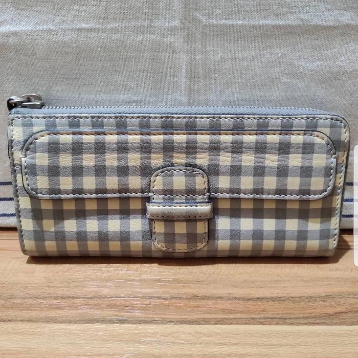(100% ORIGINAL ) Marc Jacobs Long Wallet (Dompet) - Grey White