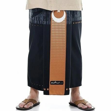sarung DUKHAN 3 - sarung rabbani - sarung hitam - sarung palestine