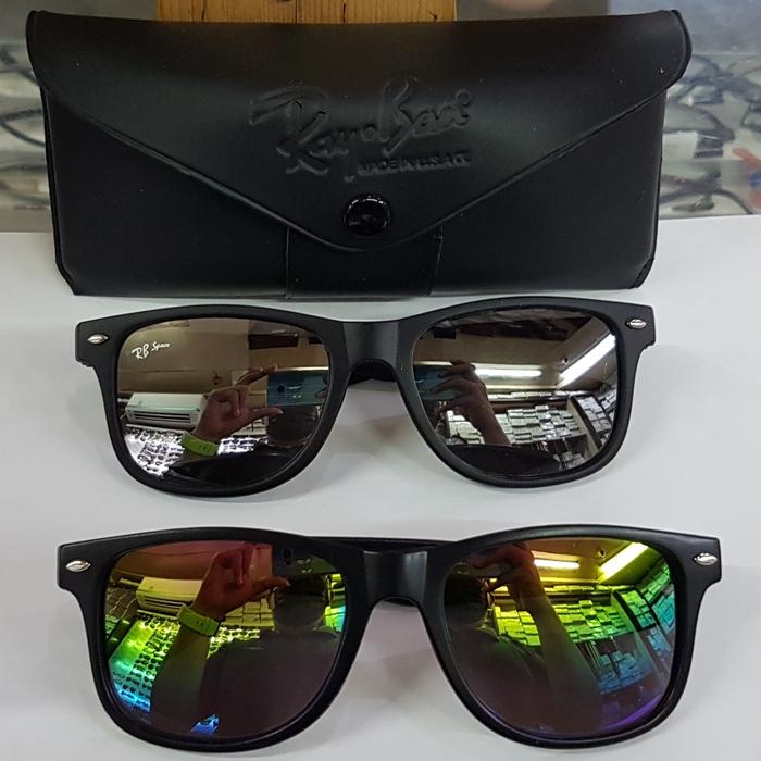 KACAMATA HITAM MIRROR RB SPACE KT030