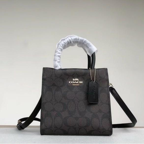 Coach Mini Cally Crossbody In Signature Canvas