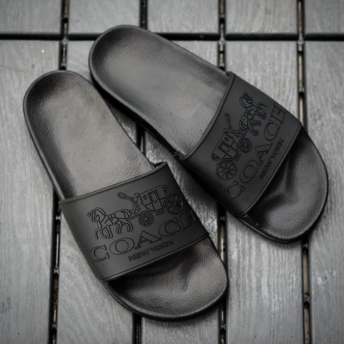 SANDAL SNEAKER ORIGINAL COACH SLIDE FULLBLACK