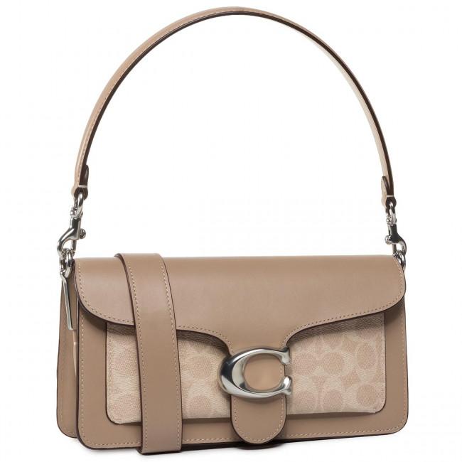 CoachTabby 26 With Signature Canvas Sand Taupe/Silver-91215