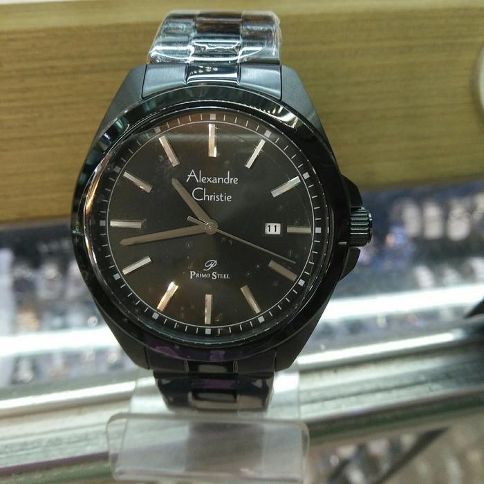 Jam Tangan Analog Pria Alexandre Christie Ac 1015 MD All Stainless