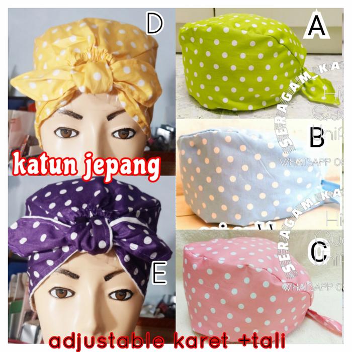 Topi kain penutup kepala hat scrub