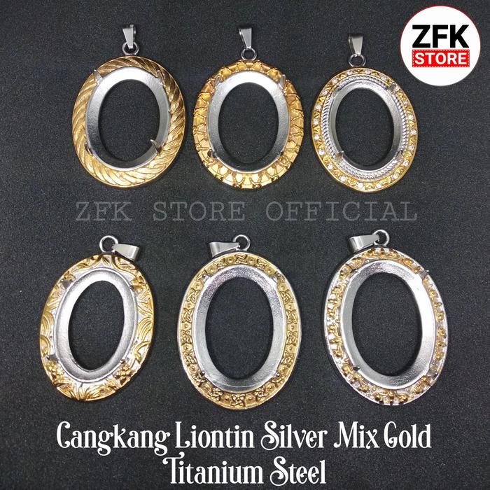 Emban Cangkang Liontin Kultur Lokal Titanium Stainless Steel