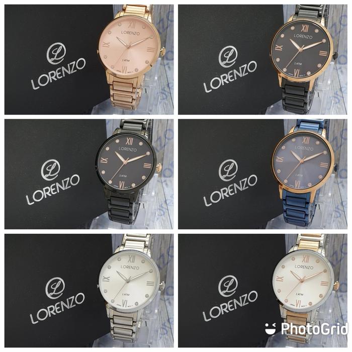 Jam tangan Lorenzo 7105 Tali Rantai Original Wanita