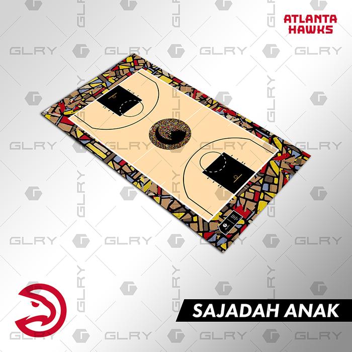 Sajadah Basket Anak – Atlanta Hawks - sajadah lipat