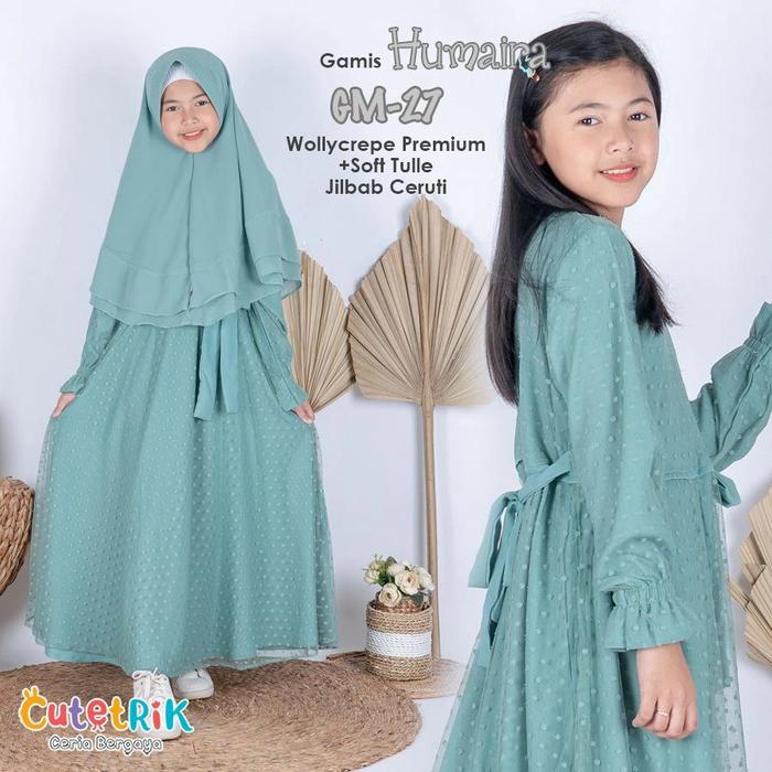 Gamis Anak /Dress /Baju Muslim Anak 5-12thn Lucu Murah Cutetrik GM27