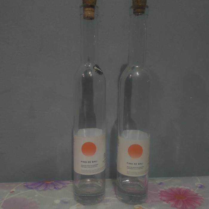 botol bekas antik bening
