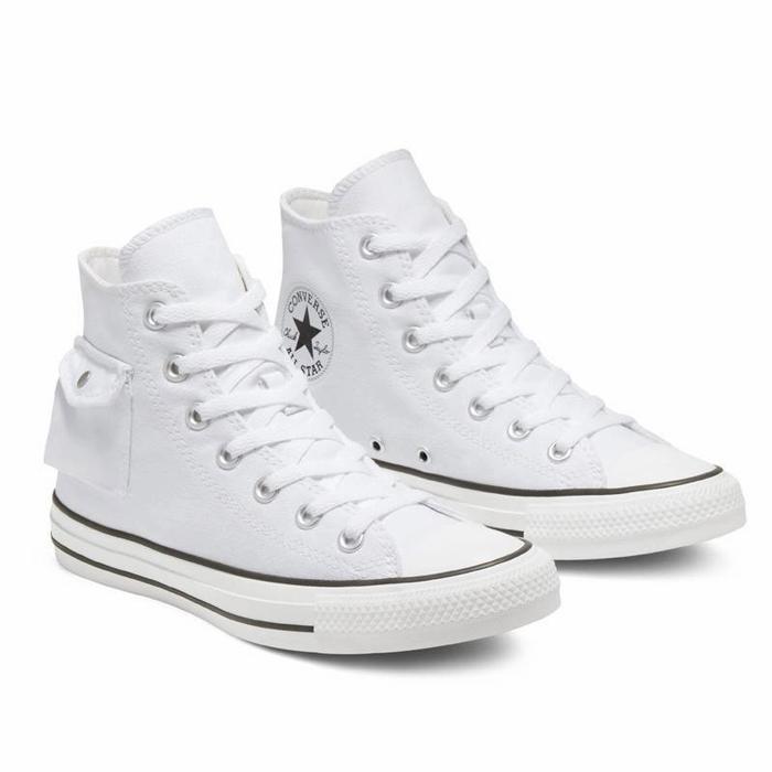 Converse CTAS Pocket Hi White Original Resmi