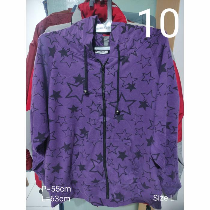 [10] Hoodie Zipper Colza - Purple Star
