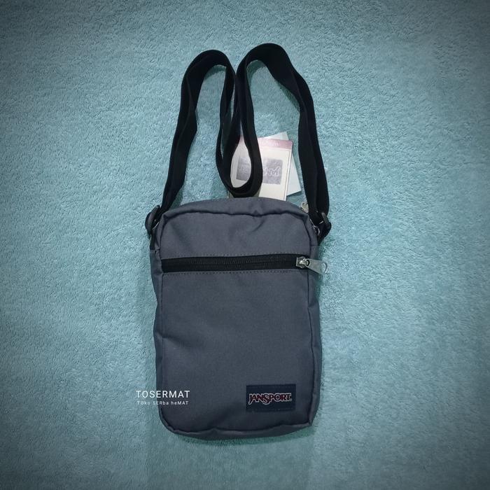 Tas santai, selempang JanSport Weekender Original - deep grey/abu-abu