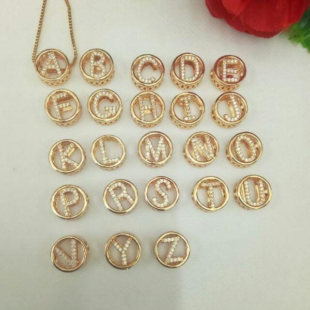 Bahan Gelang Emas Inisial Huruf Xuping