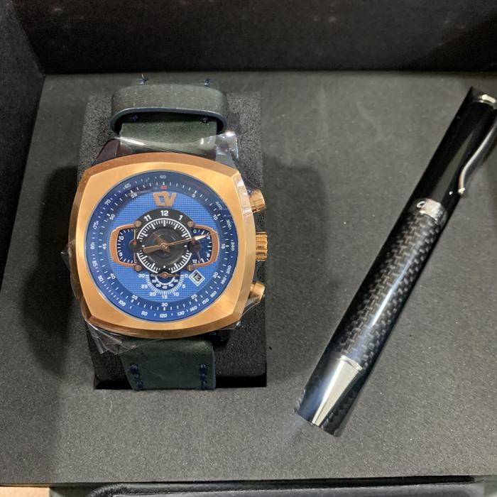 JAM TANGAN CHRIST VERRA CV C 75048G 2J BLU GARANSI 2 TAHUN RESMI
