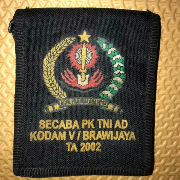 tas dompet cover secaba secapa tni ad akmil tentara asli